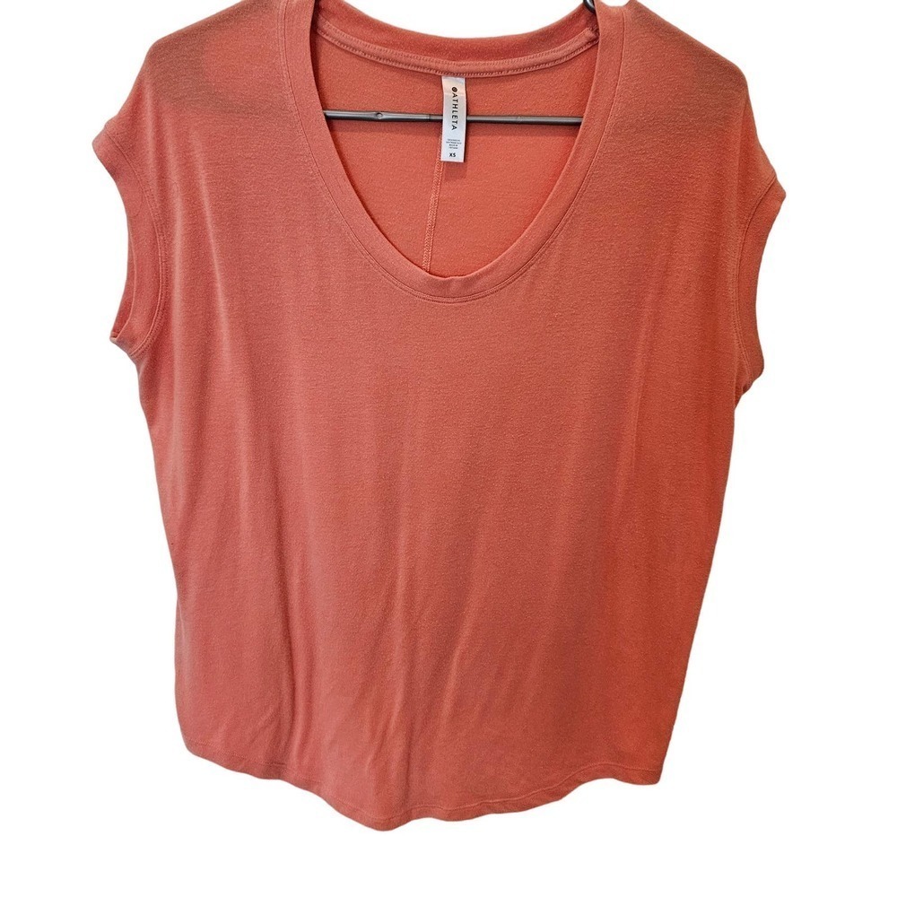 Athleta Cloudlight Stratus Tee Top Relaxed Size XS